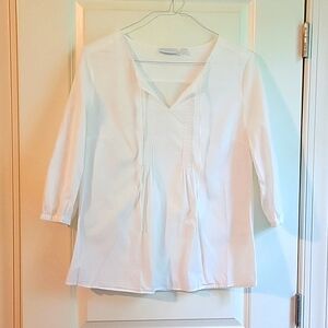 New York & Company Large White Blouse